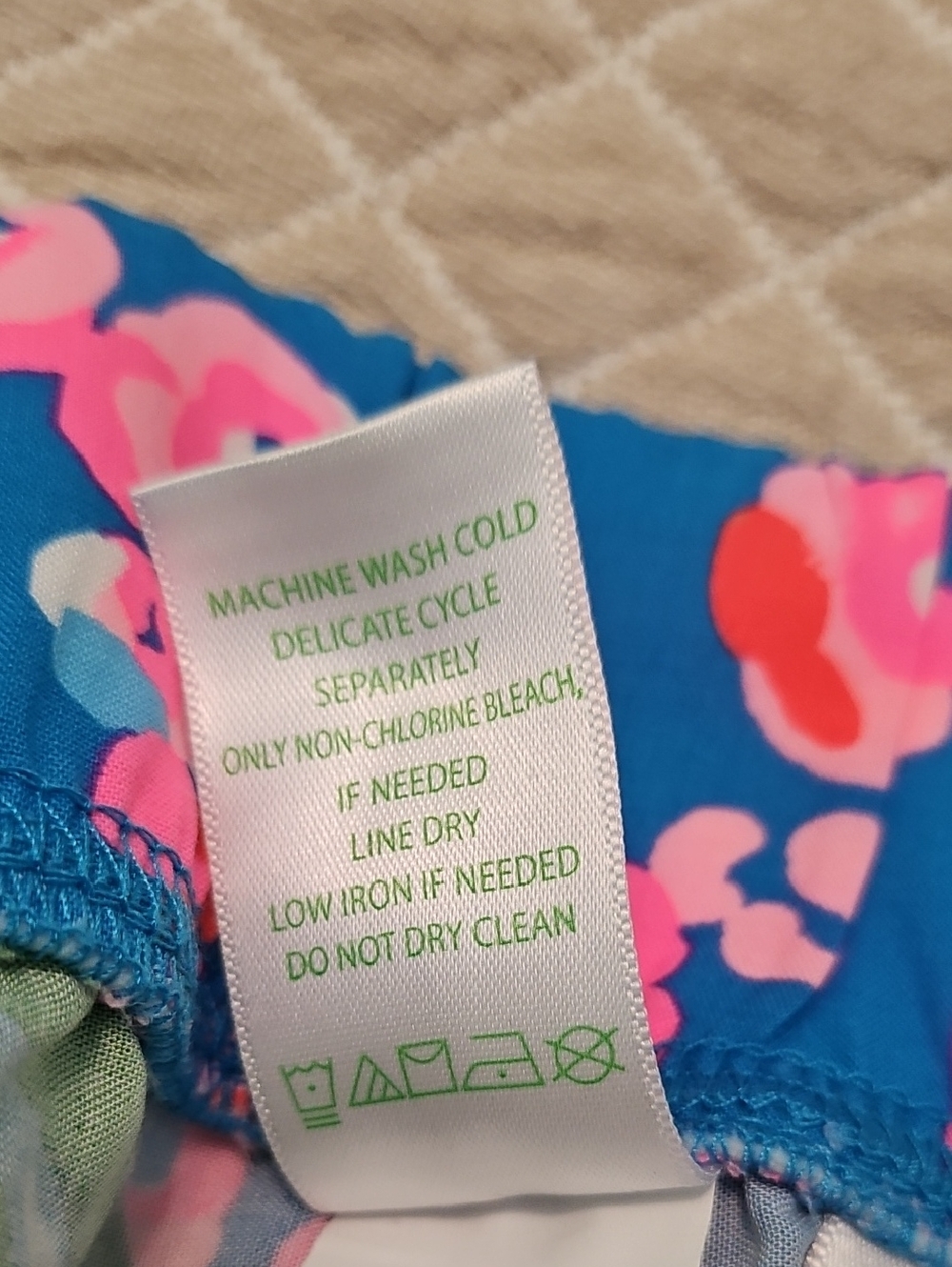 Lilly Pulitzer Floral Pants Large palazzo pants Tropical Vacation - Picture 6 of 6